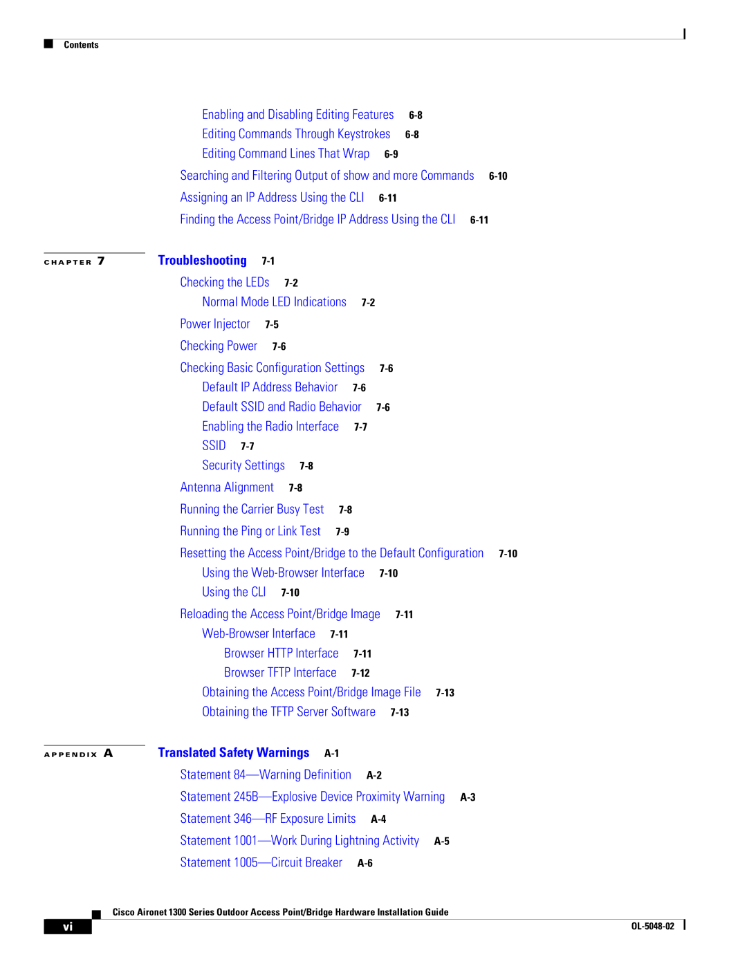 Cisco Systems 1300 Series manual Ssid Security Settings 