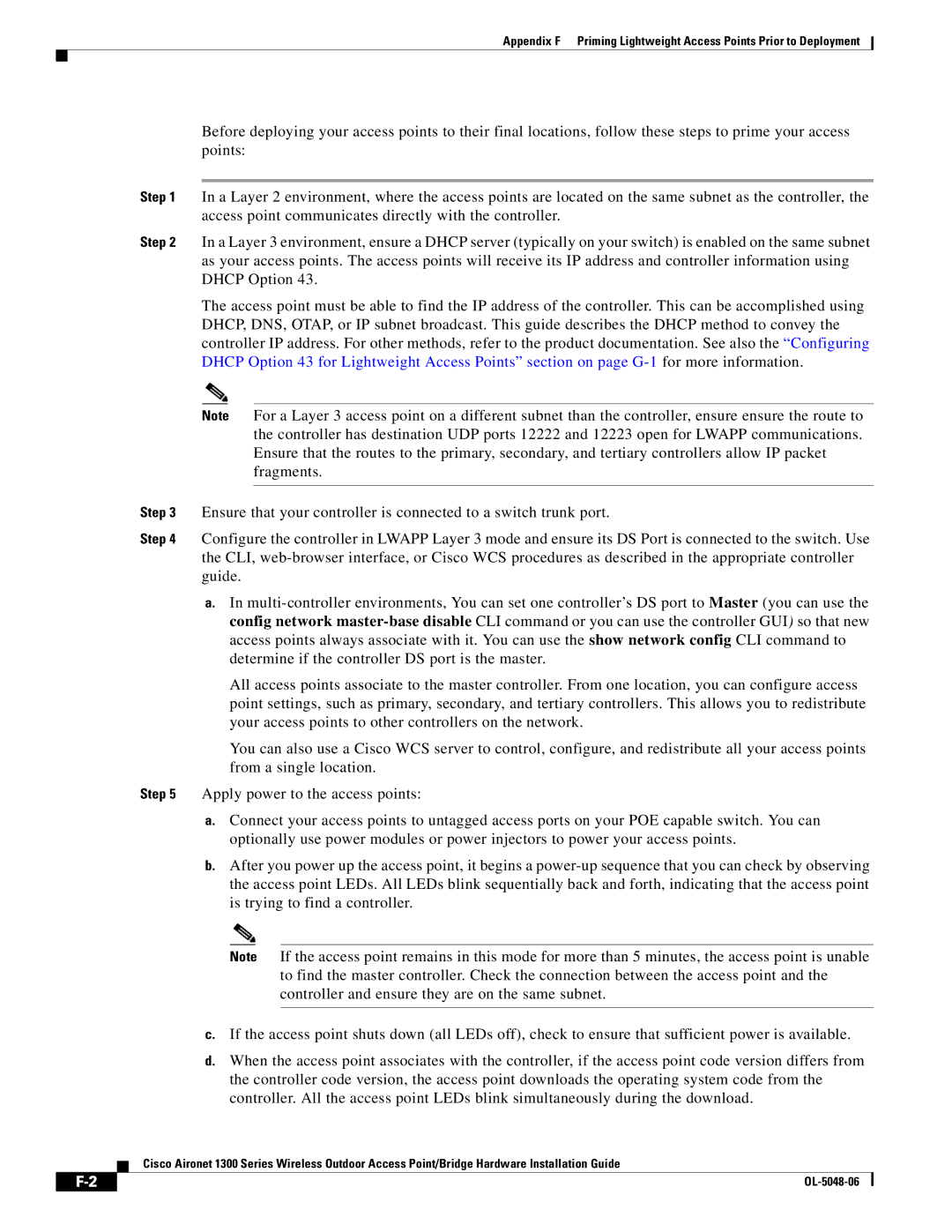 Cisco Systems 1300 manual OL-5048-06 