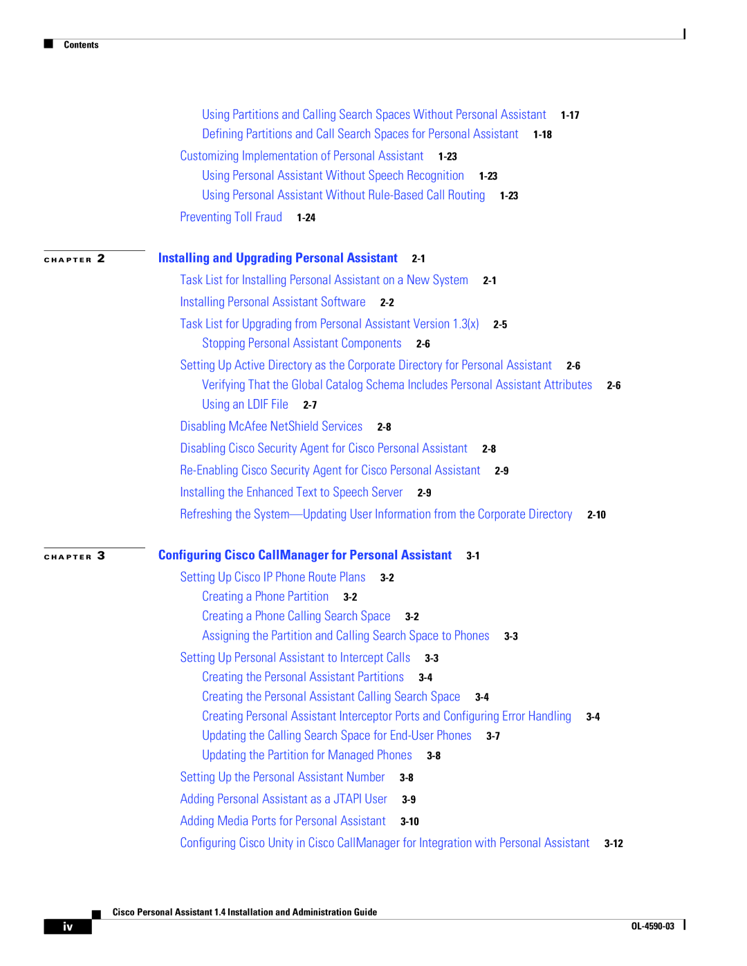 Cisco Systems 1.4 manual Preventing Toll Fraud 