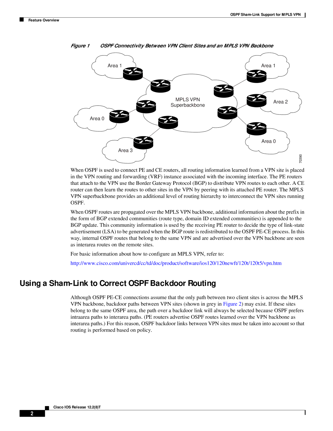 Cisco Systems 1400 series, 1600R manual Using a Sham-Link to Correct Ospf Backdoor Routing 