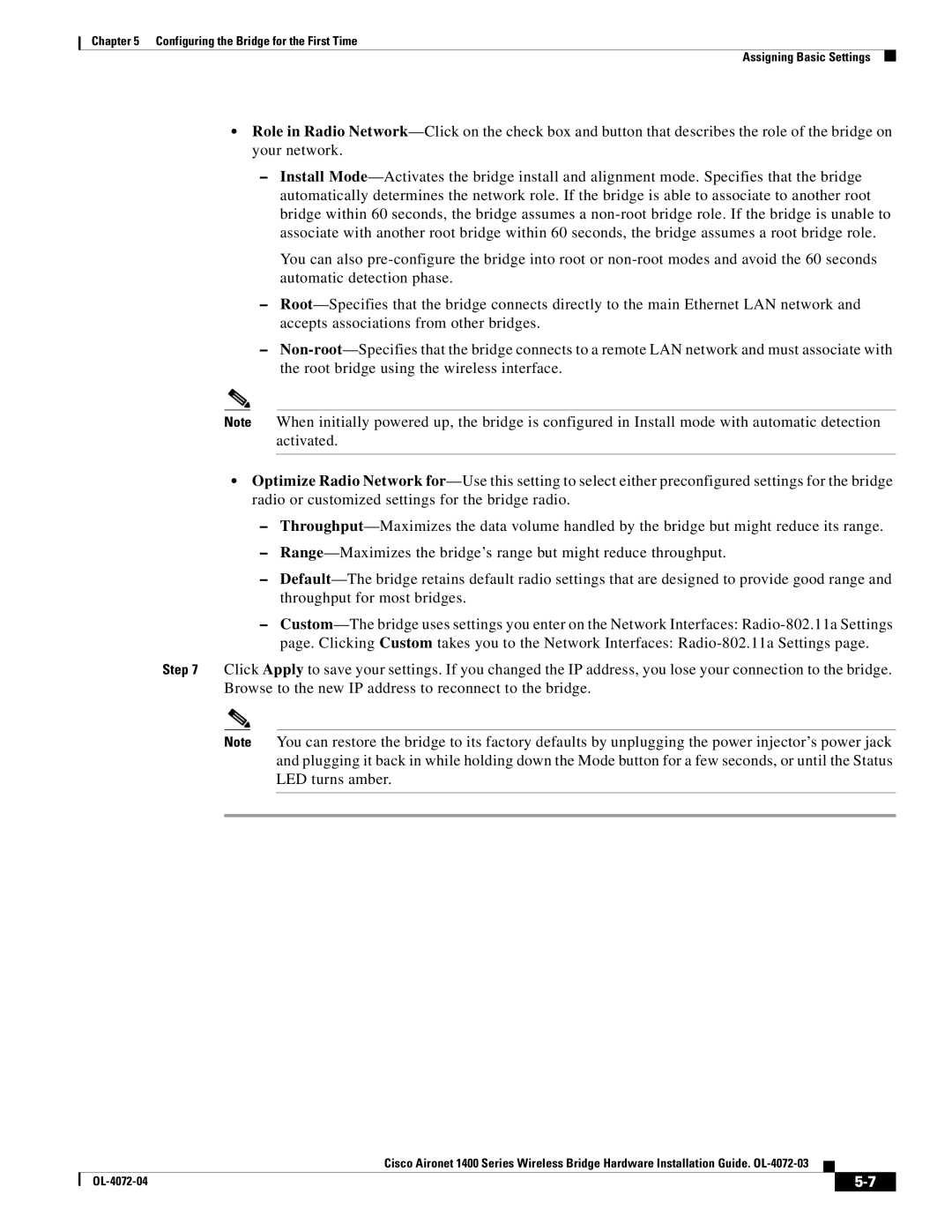 Cisco Systems 1400 manual 