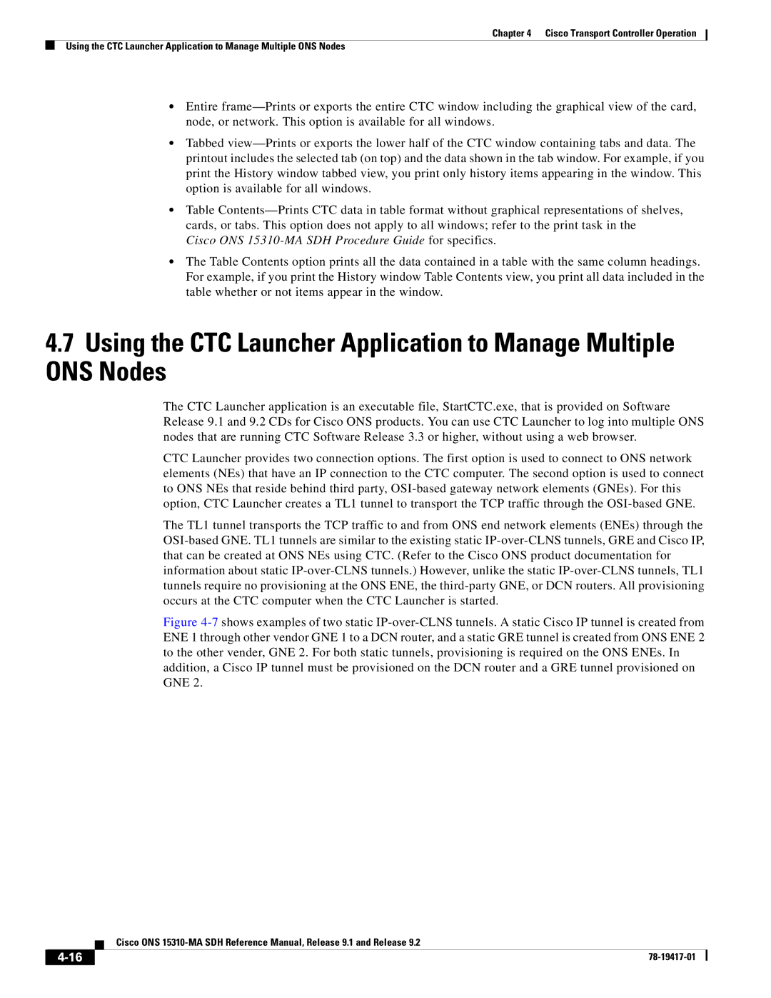 Cisco Systems manual Cisco ONS 15310-MA SDH Procedure Guide for specifics 