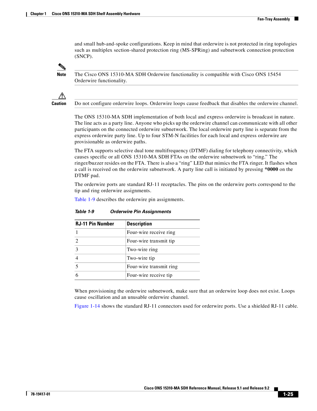 Cisco Systems 15310-MA manual RJ-11 Pin Number Description 