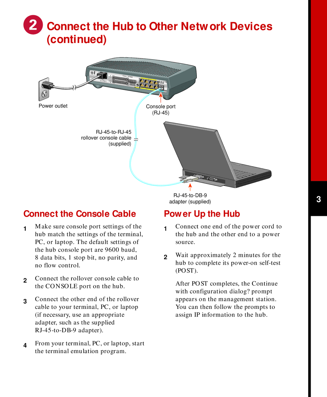 Cisco Systems 1538 quick start Connect the Hub to Other Network Devices 