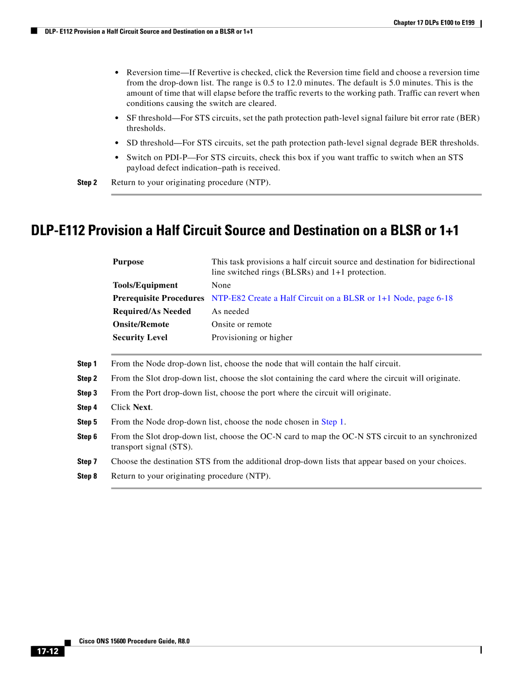 Cisco Systems 15600 manual 17-12 