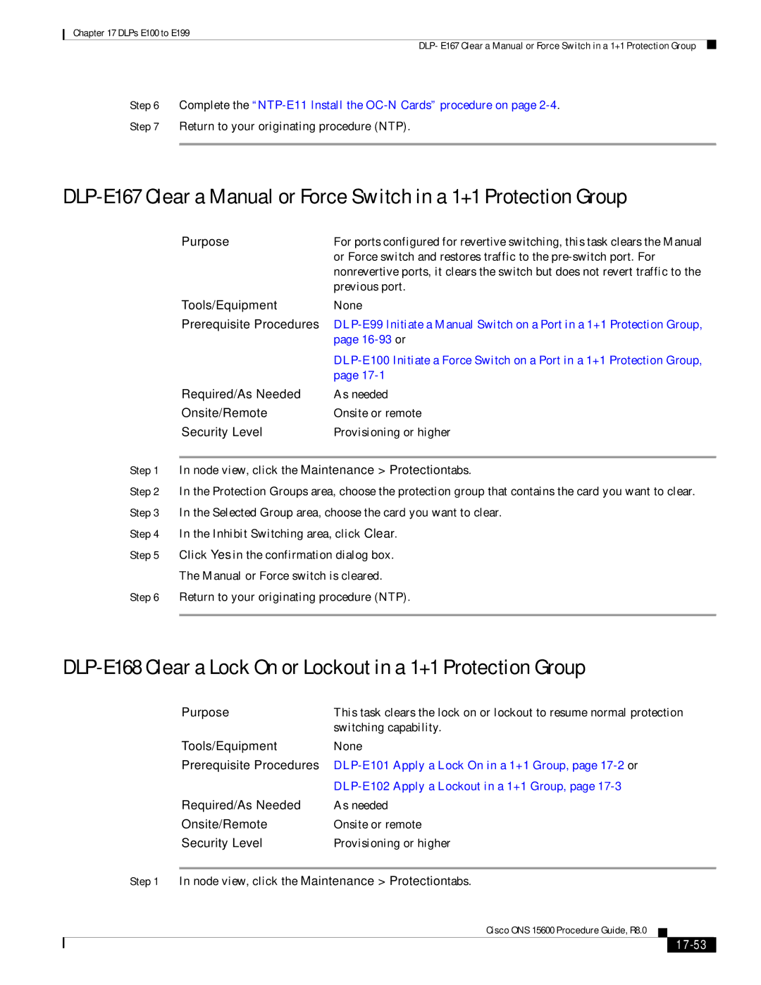 Cisco Systems 15600 manual 17-53 