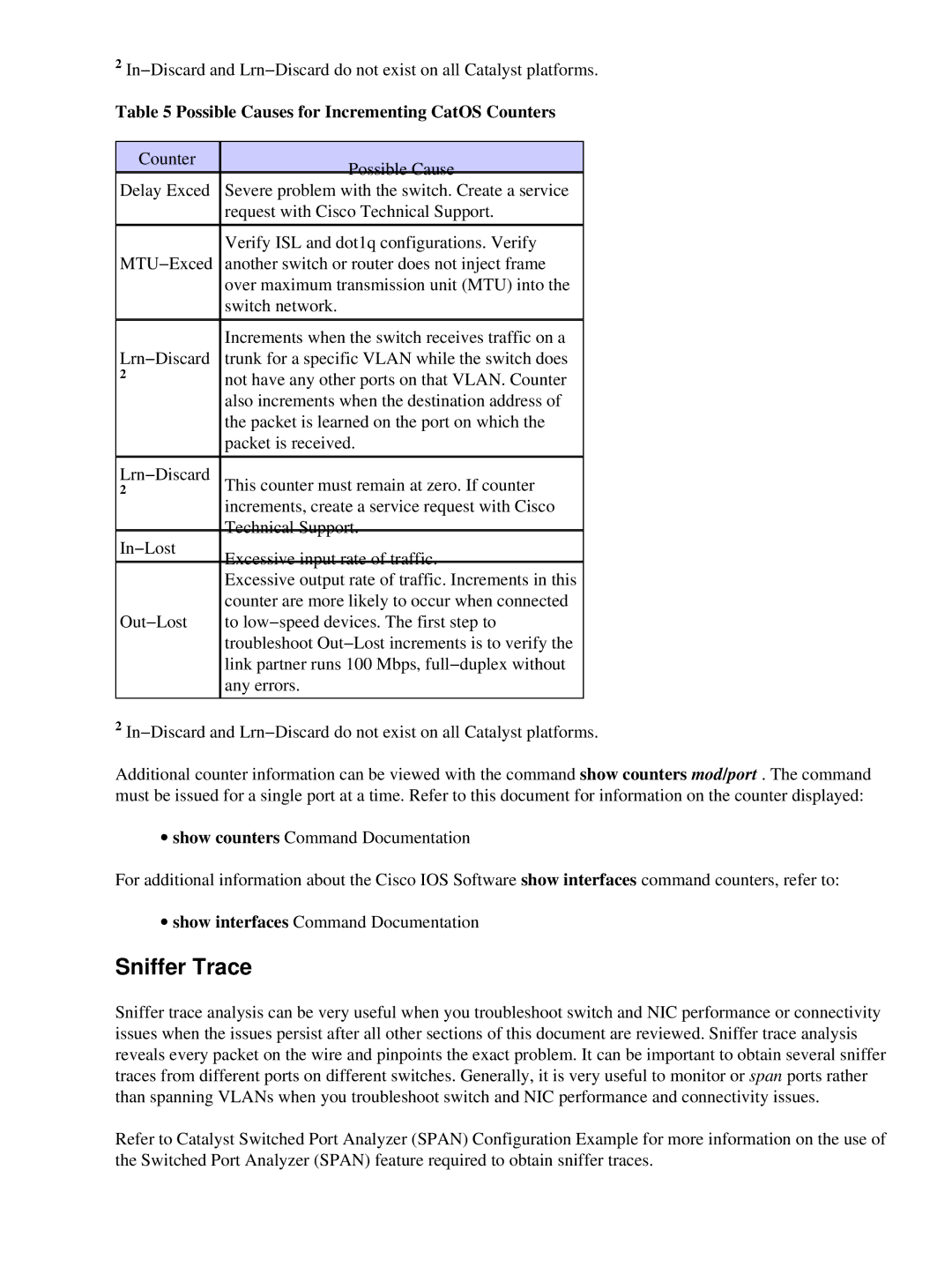 Cisco Systems 17053 appendix Sniffer Trace 