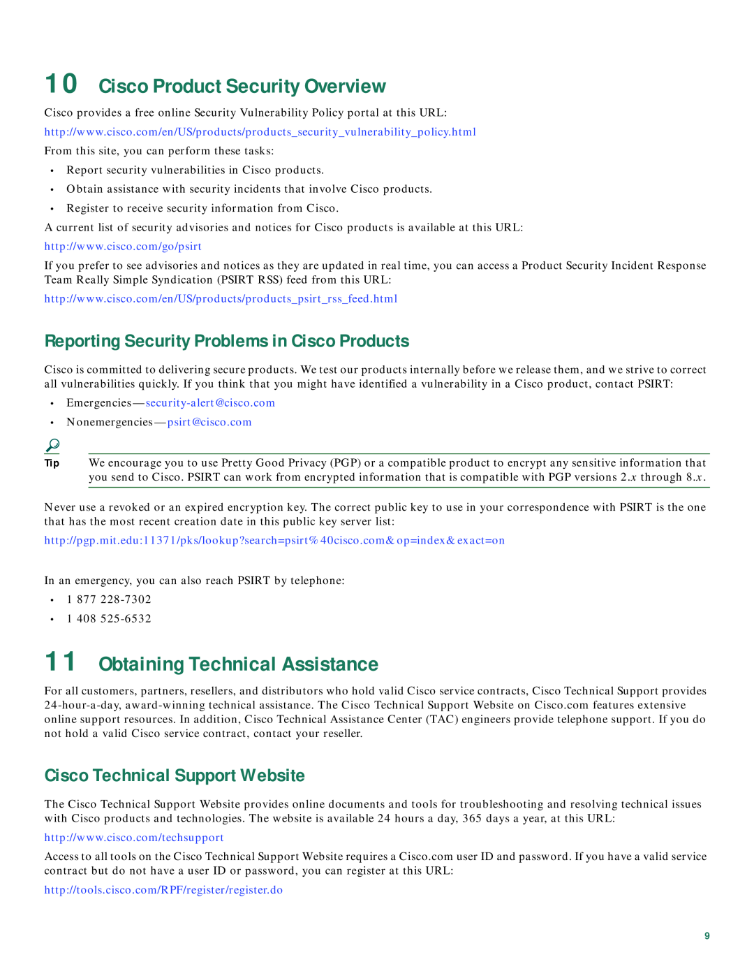 Cisco Systems 1711, 1712 Cisco Product Security Overview, Obtaining Technical Assistance, Cisco Technical Support Website 