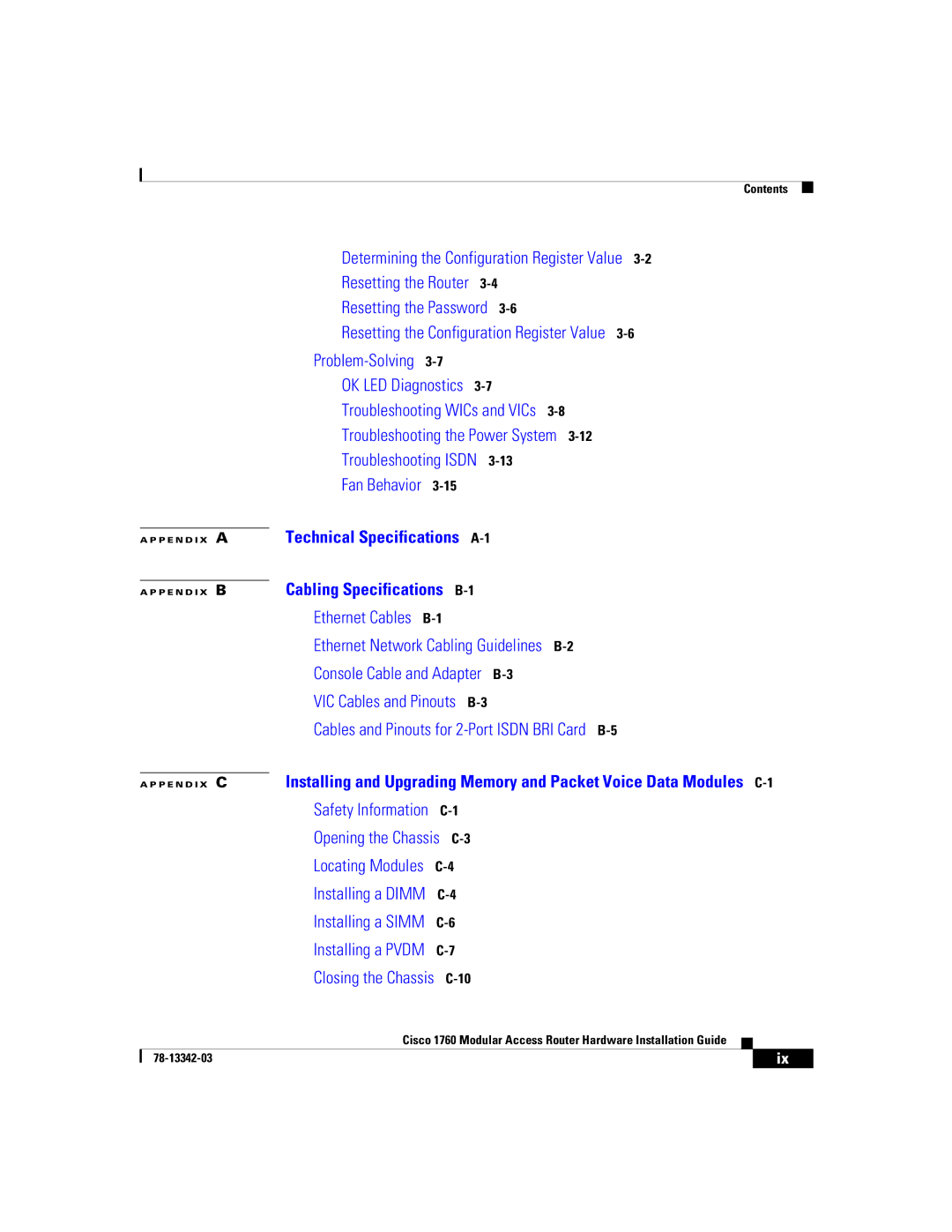 Cisco Systems 1760 manual Determining the Configuration Register Value 