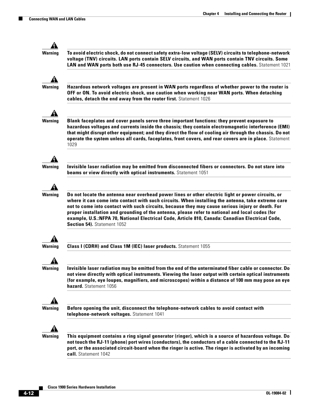 Cisco Systems 1900 Series manual OL-19084-02 