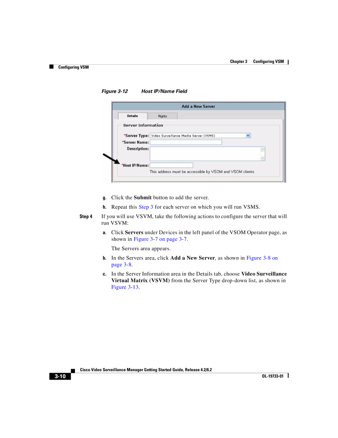 Cisco Systems Release 4.2 manual Host IP/Name Field 