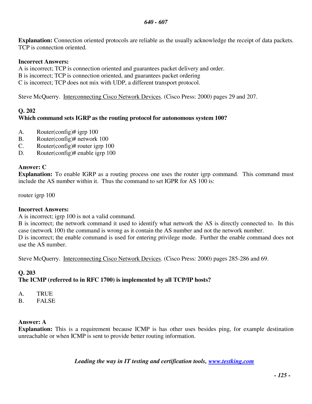 Cisco Systems manual 125 