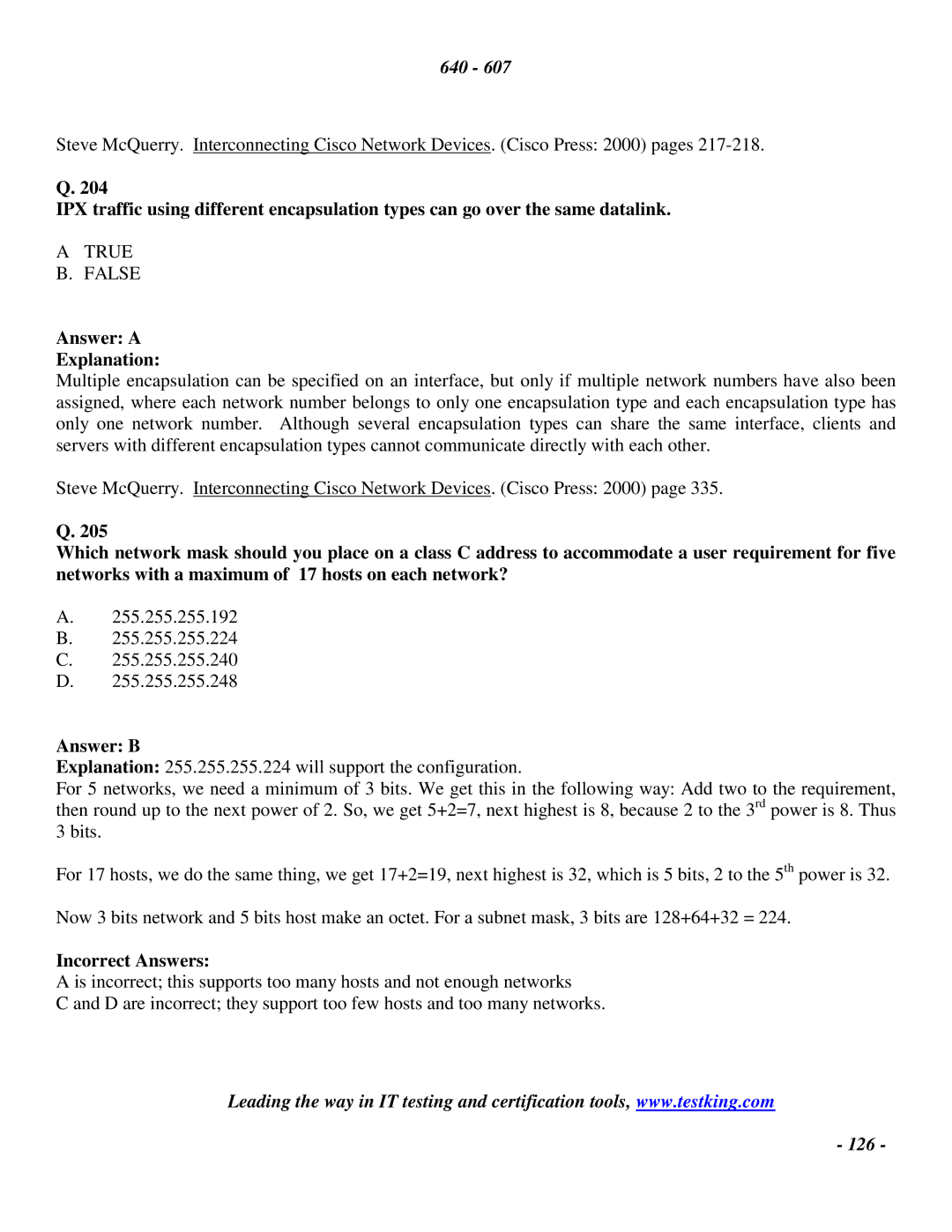 Cisco Systems manual 126 