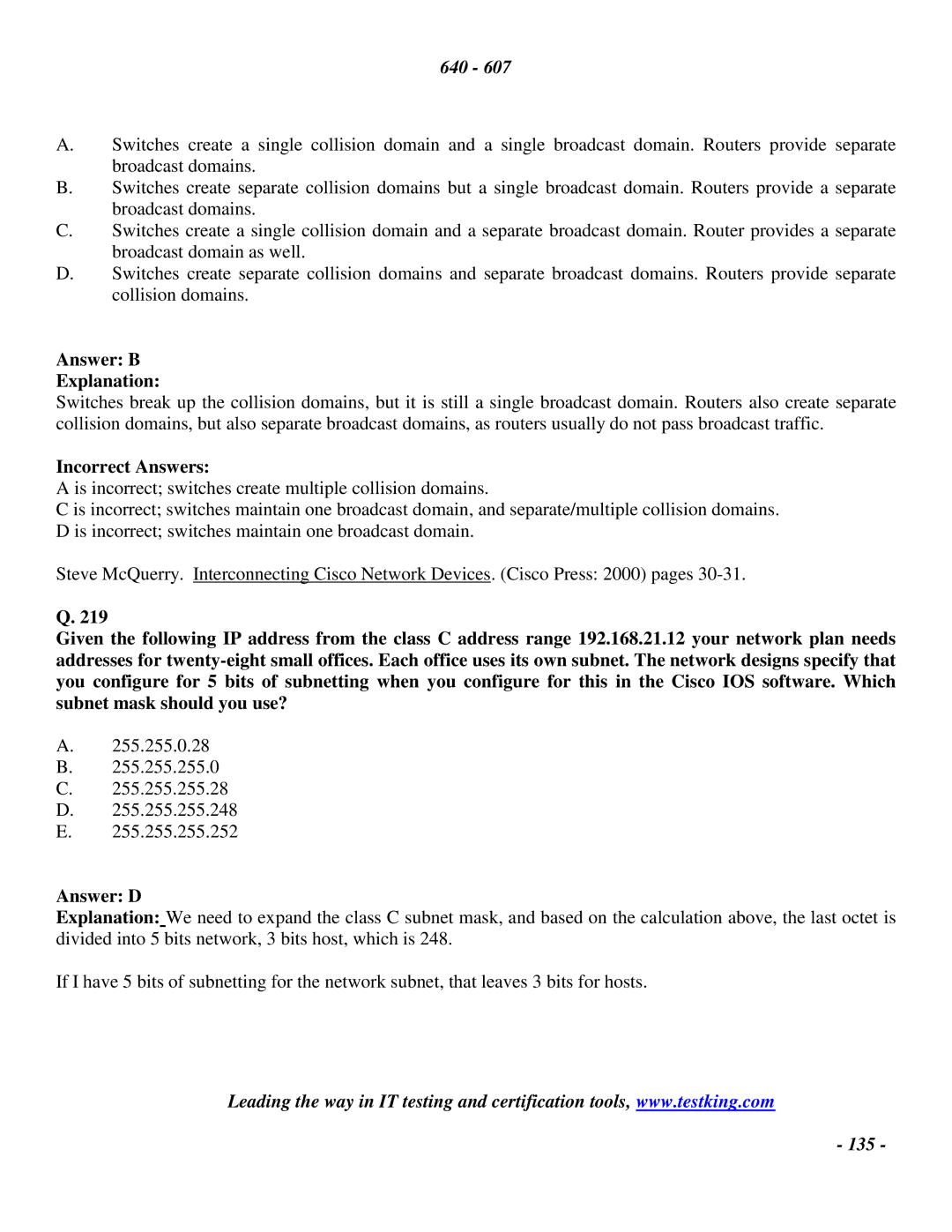 Cisco Systems 2 manual 135 