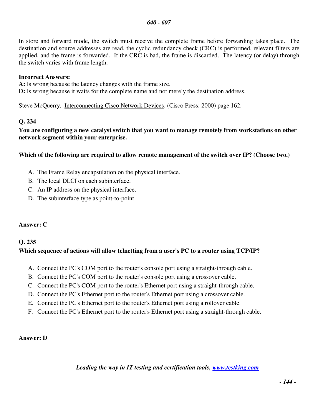 Cisco Systems 2 manual 144 