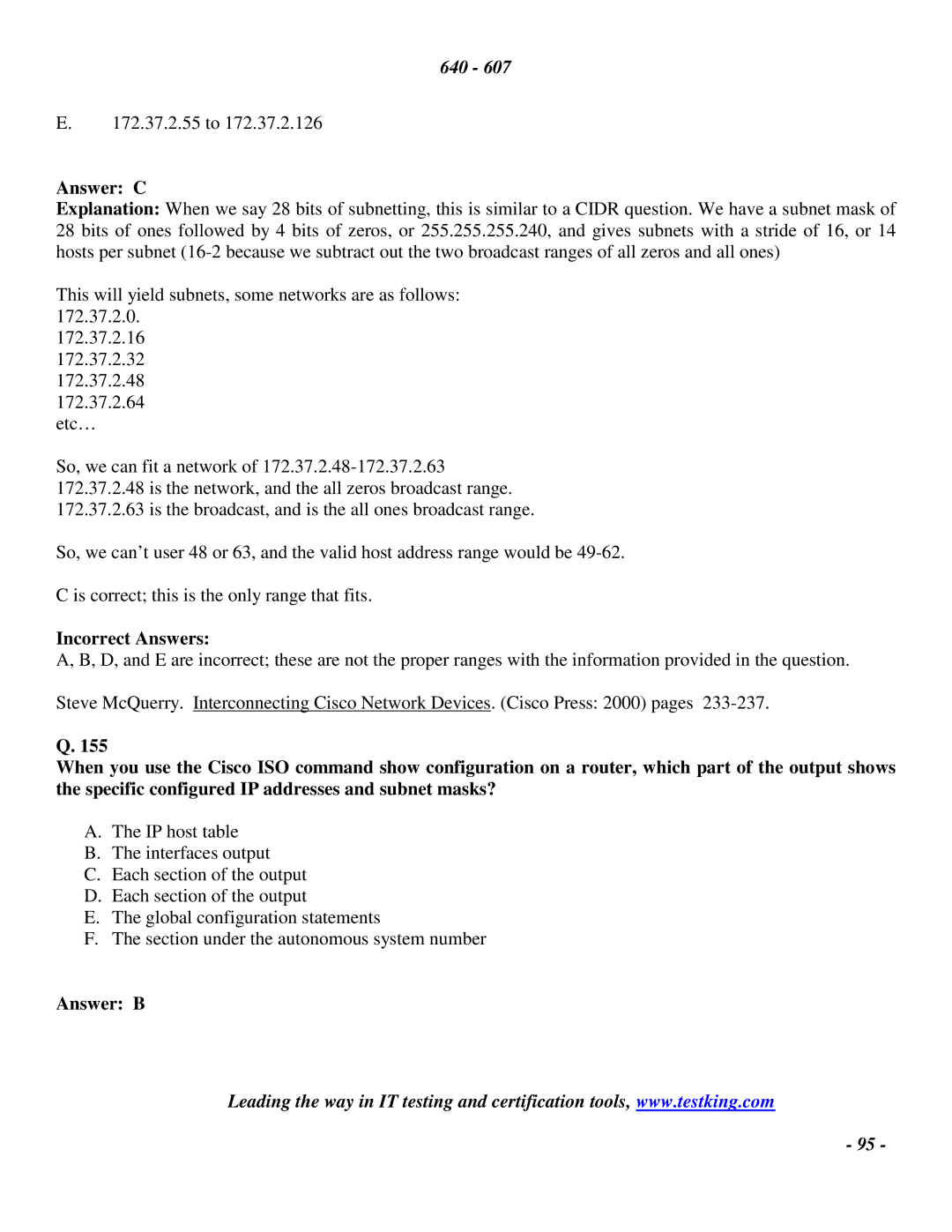 Cisco Systems manual 172.37.2.55 to 