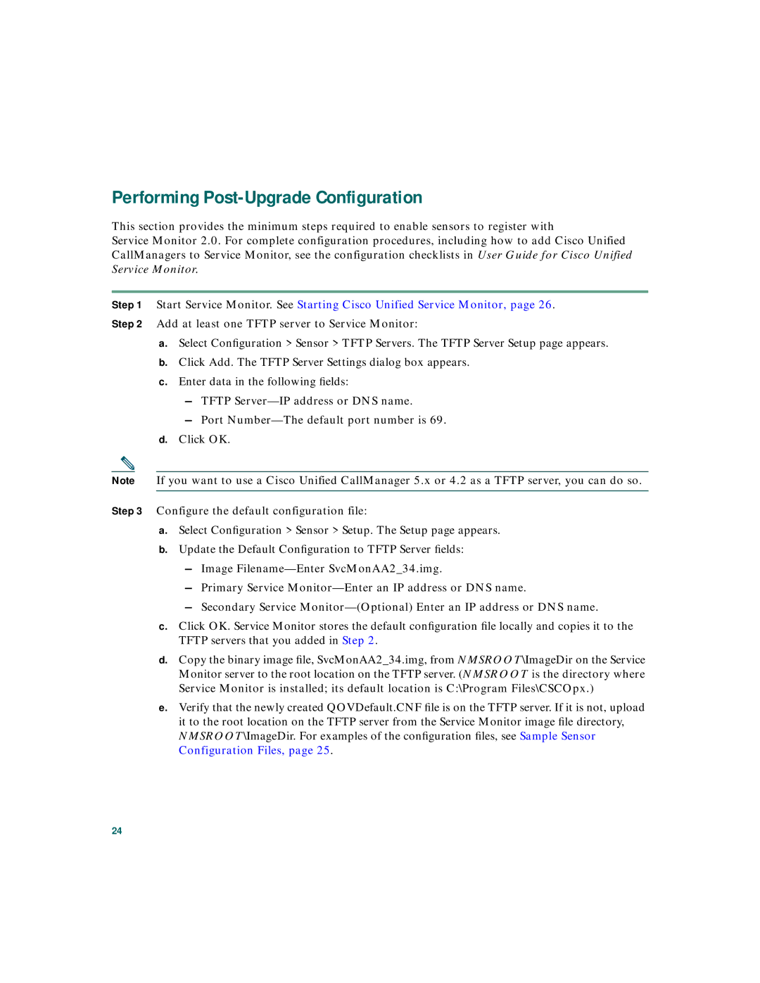 Cisco Systems 2 quick start Performing Post-Upgrade Configuration 