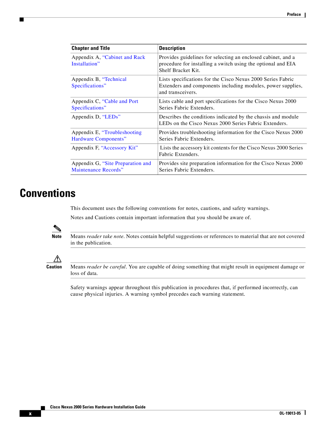 Cisco Systems 2000 manual Conventions, Installation 