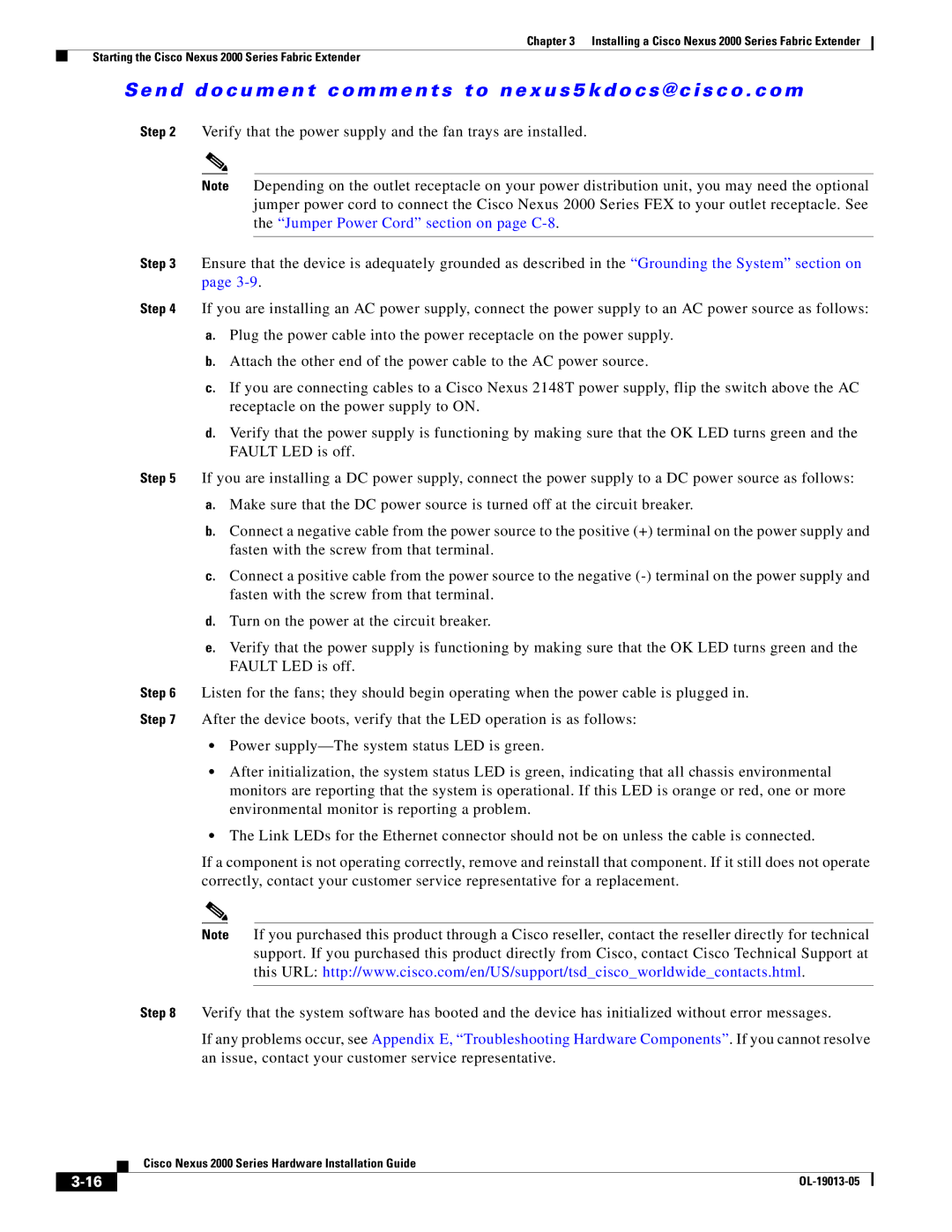 Cisco Systems manual Cisco Nexus 2000 Series Hardware Installation Guide 