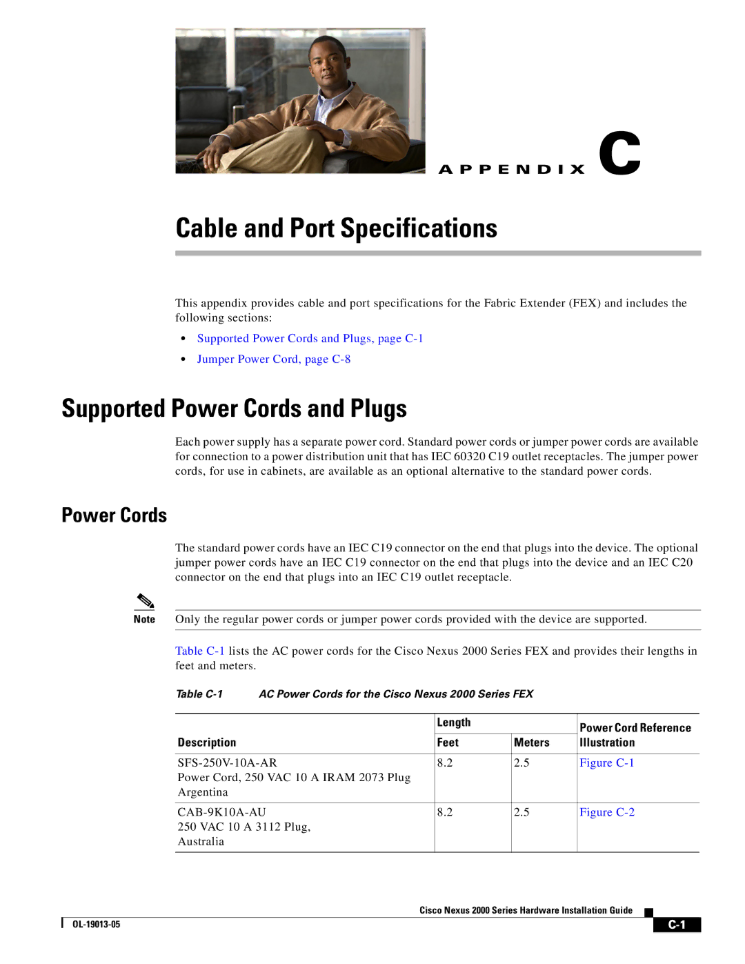 Cisco Systems 2000 manual Supported Power Cords and Plugs, Length, Description Feet Meters Illustration 