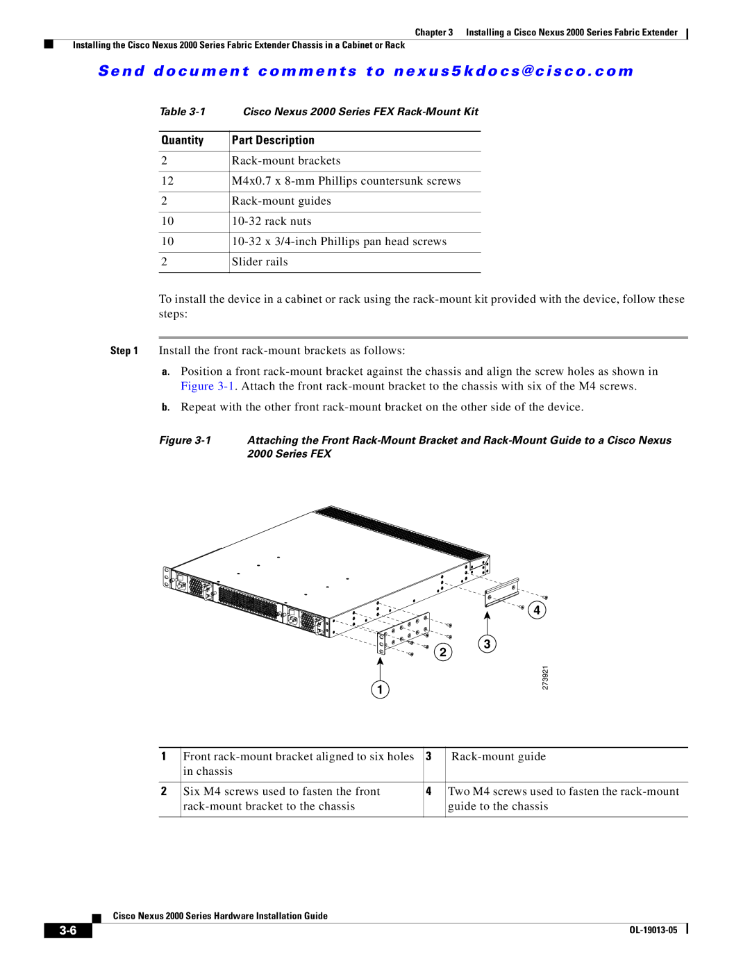 Cisco Systems 2000 manual Quantity Part Description 