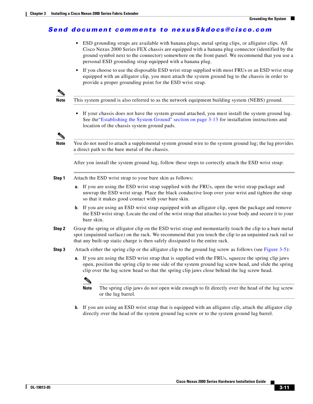 Cisco Systems manual Cisco Nexus 2000 Series Hardware Installation Guide 