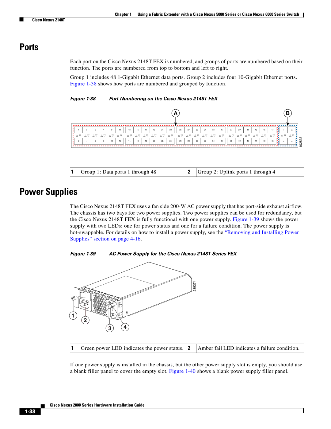 Cisco Systems 2000 manual Group 1 Data ports 1 through Group 2 Uplink ports 1 through 