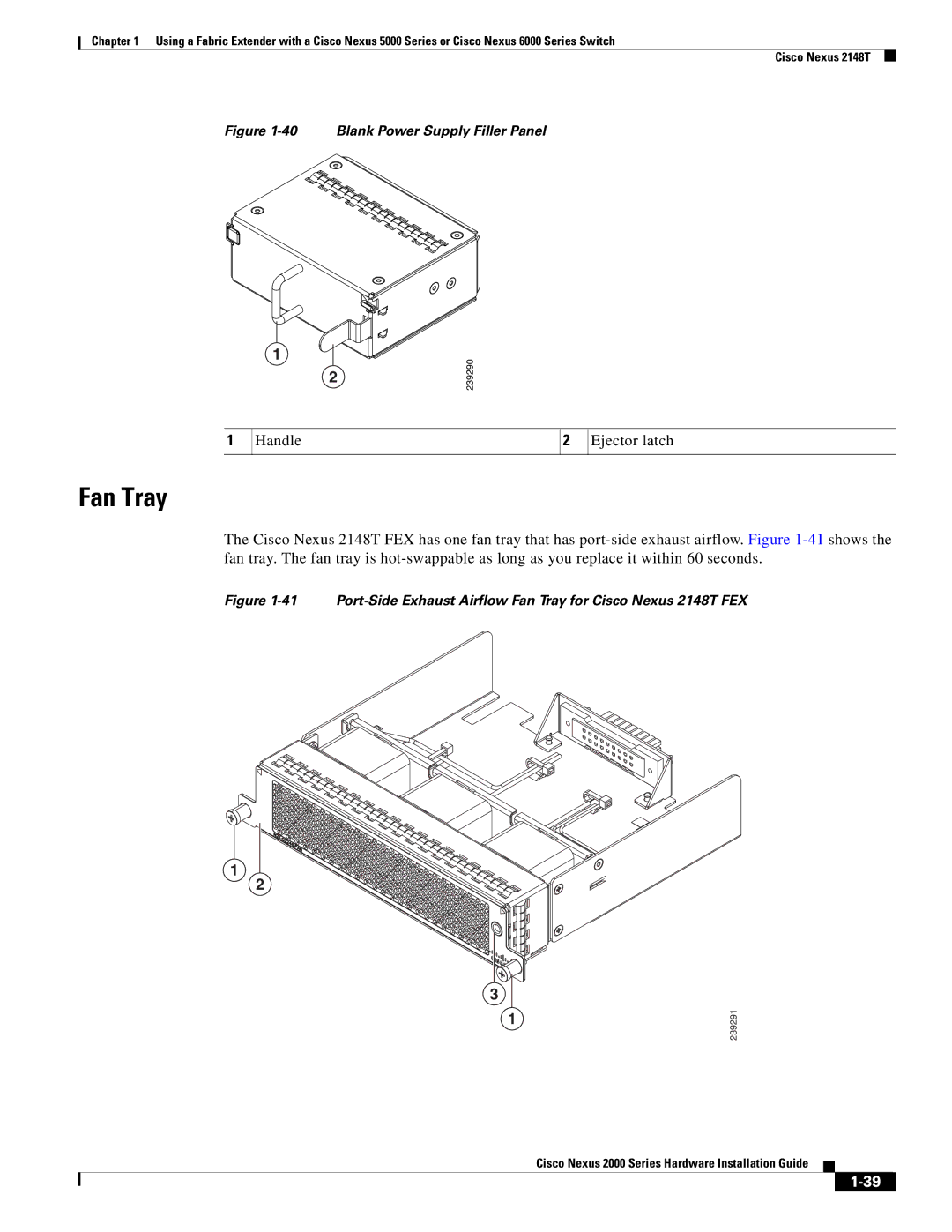 Cisco Systems 2000 manual Blank Power Supply Filler Panel 