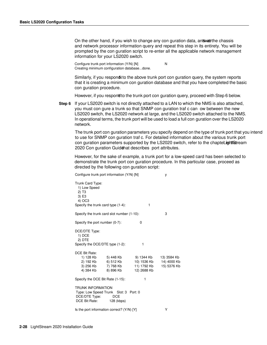 Cisco Systems manual 28LightStream 2020 Installation Guide 