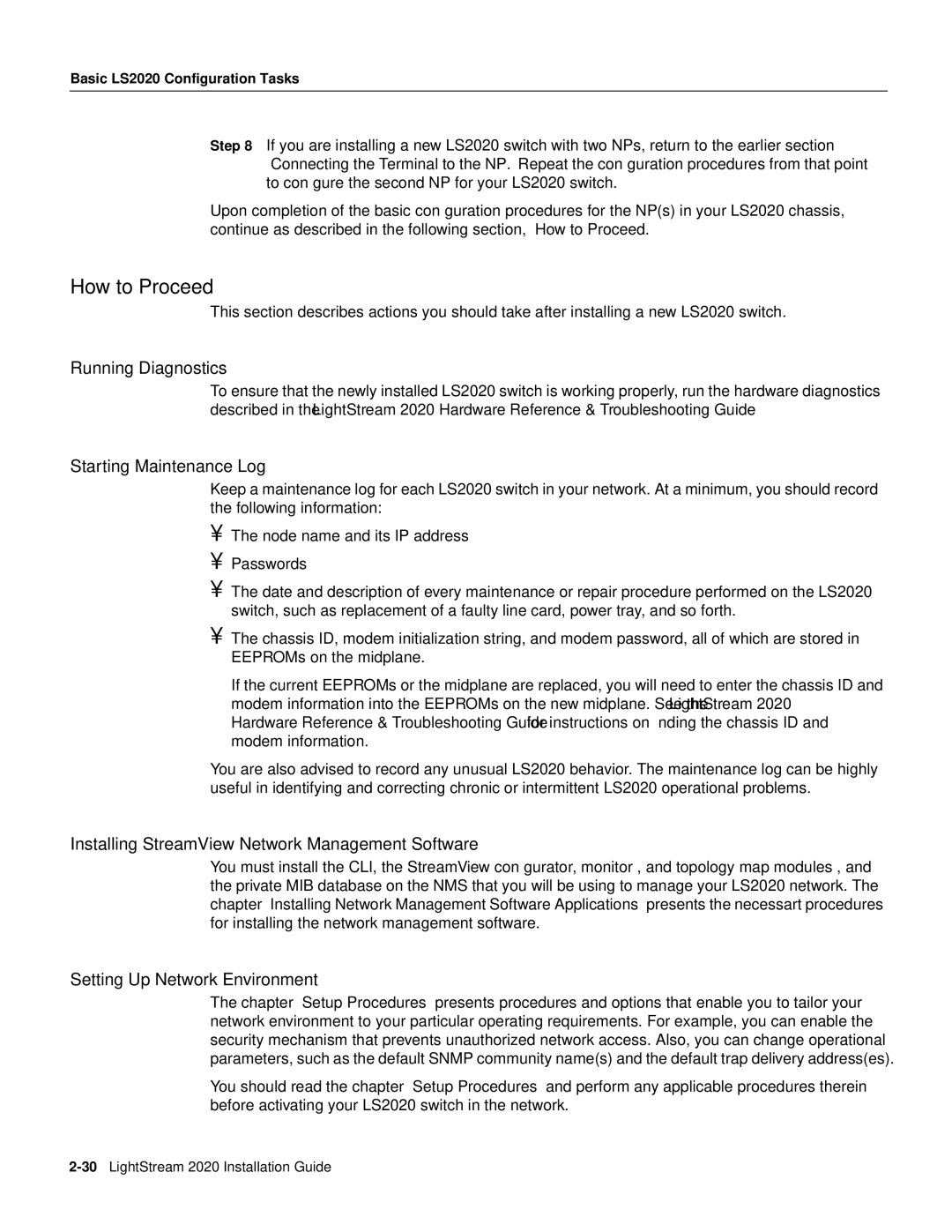 Cisco Systems 2020 manual How to Proceed, Running Diagnostics, Starting Maintenance Log, Setting Up Network Environment 