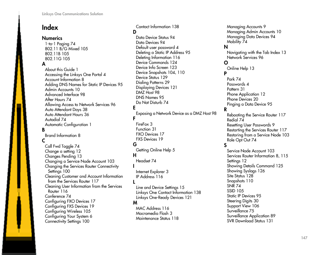 Cisco Systems 2.1 manual Index, Numerics 