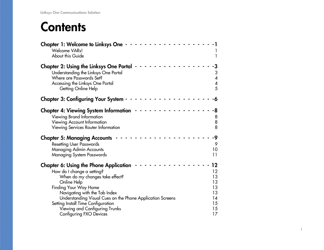 Cisco Systems 2.1 manual Contents 