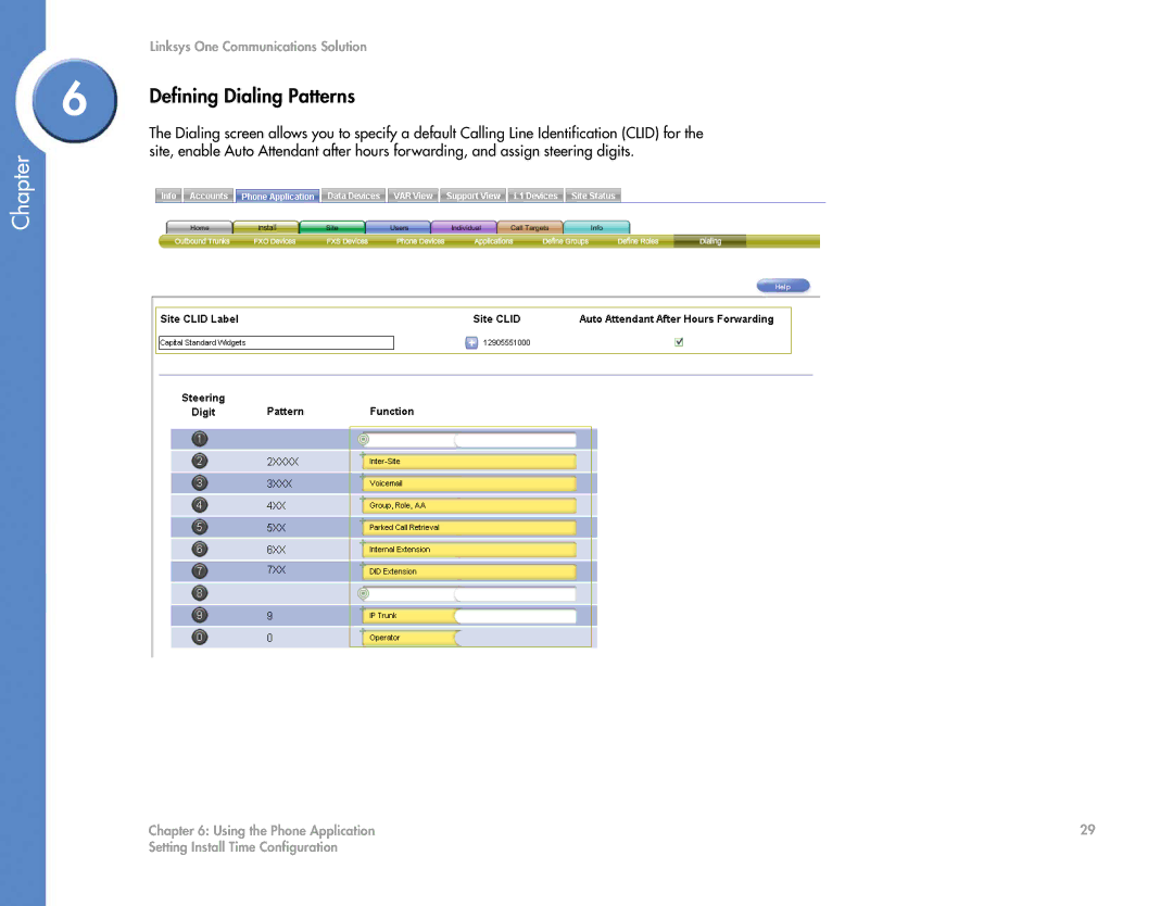 Cisco Systems 2.1 manual Defining Dialing Patterns 