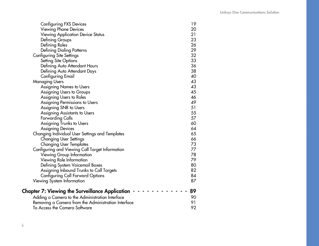 Cisco Systems 2.1 manual Viewing the Surveillance Application 