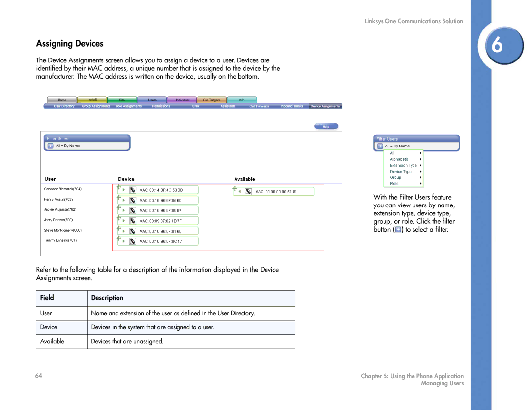 Cisco Systems 2.1 manual Assigning Devices 