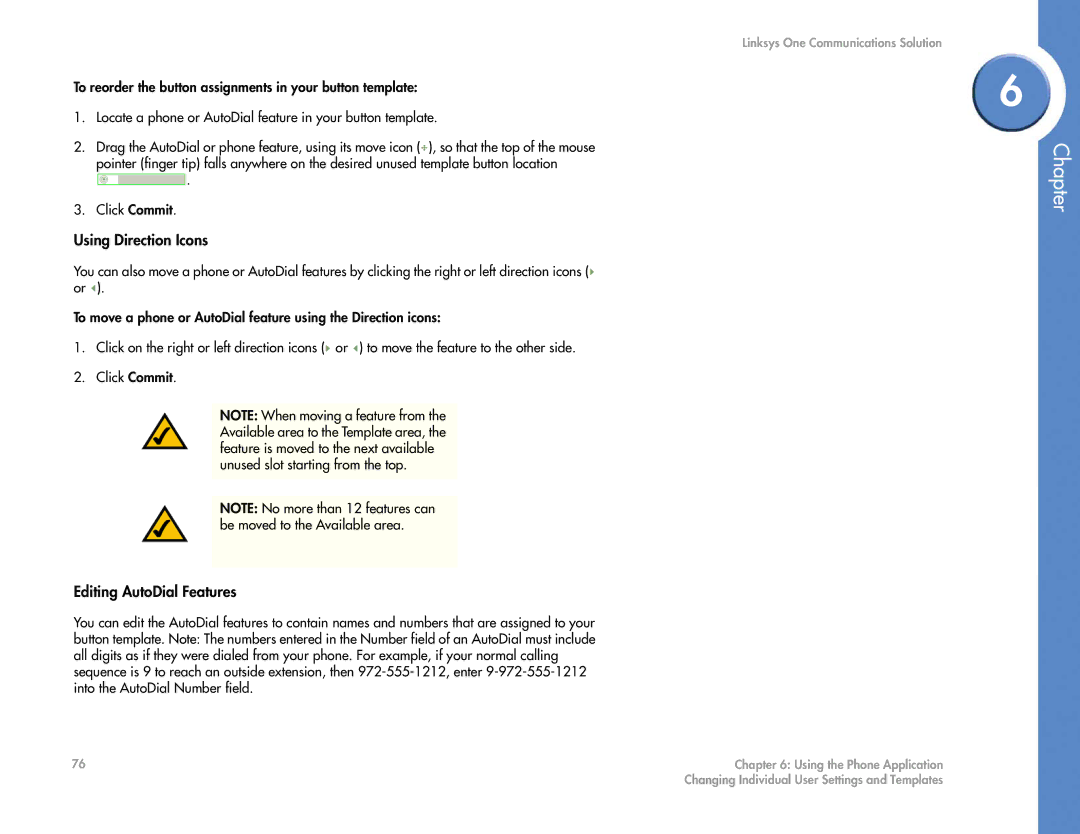 Cisco Systems 2.1 manual Using Direction Icons 