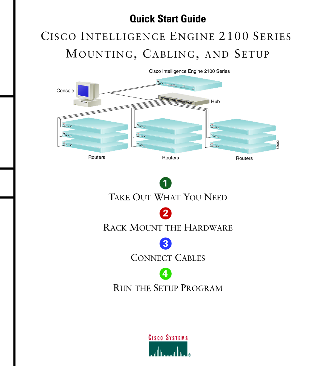 Cisco Systems 2100 quick start Quick Start Guide 