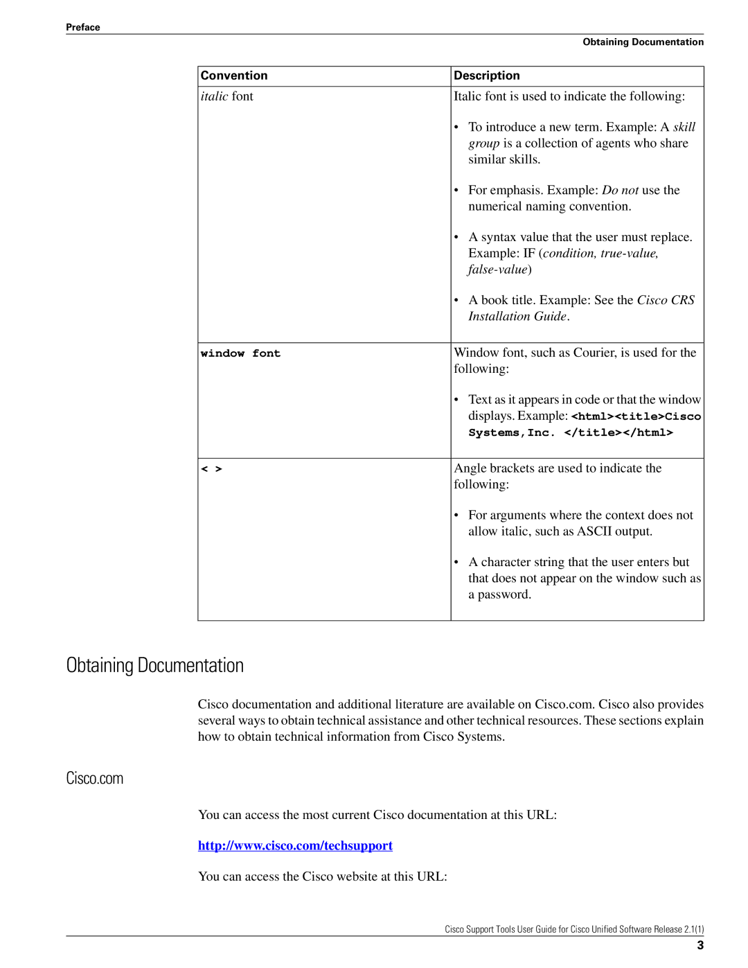 Cisco Systems 2.1(1) manual Obtaining Documentation, Cisco.com 