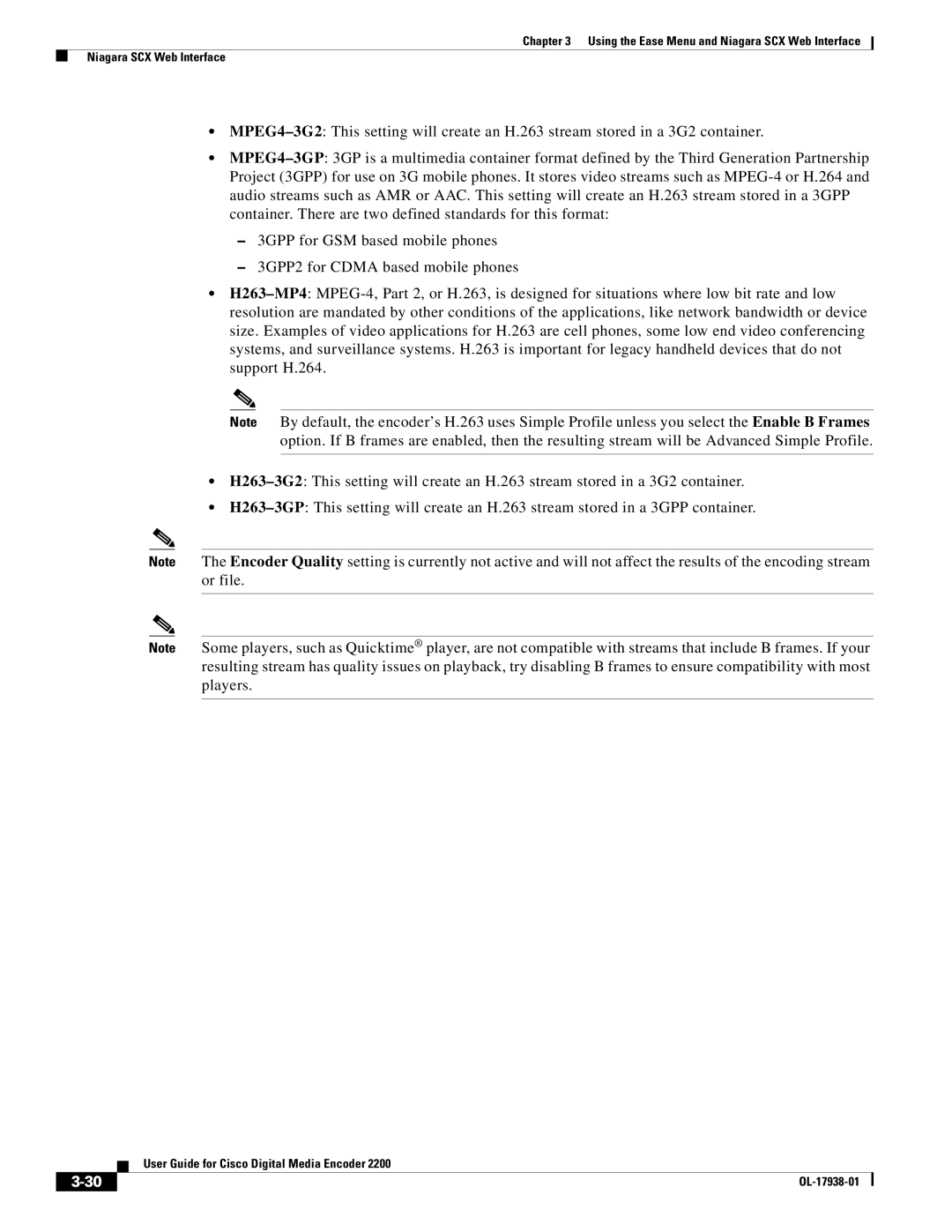 Cisco Systems 2200 manual Using the Ease Menu and Niagara SCX Web Interface 