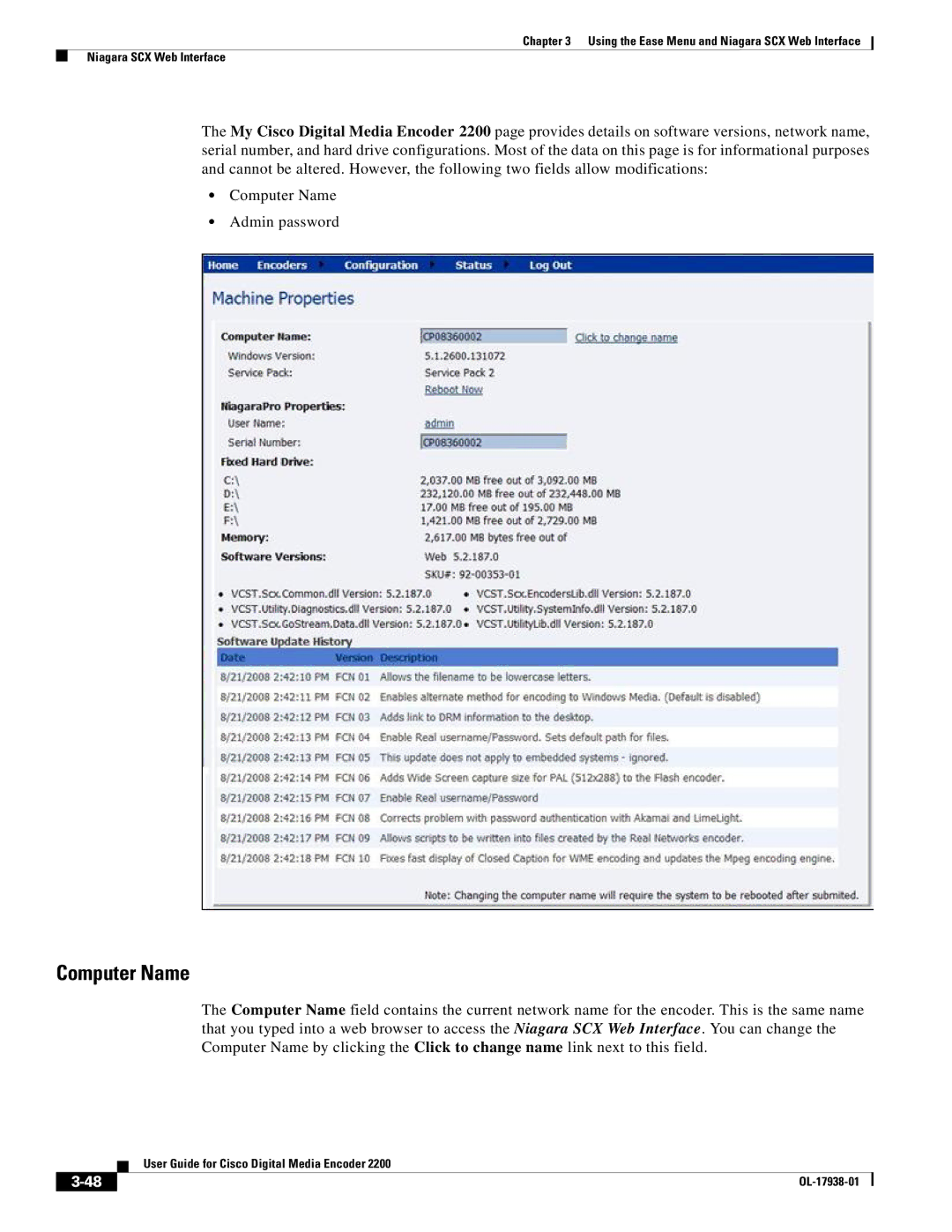 Cisco Systems 2200 manual Computer Name 