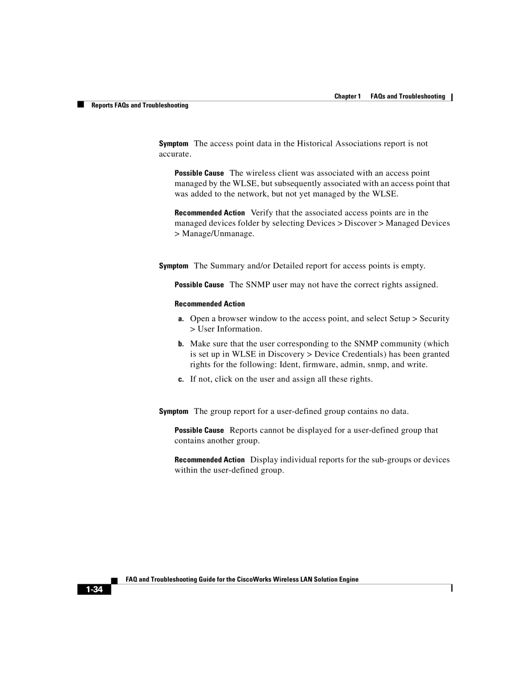 Cisco Systems 2.5 manual Recommended Action 