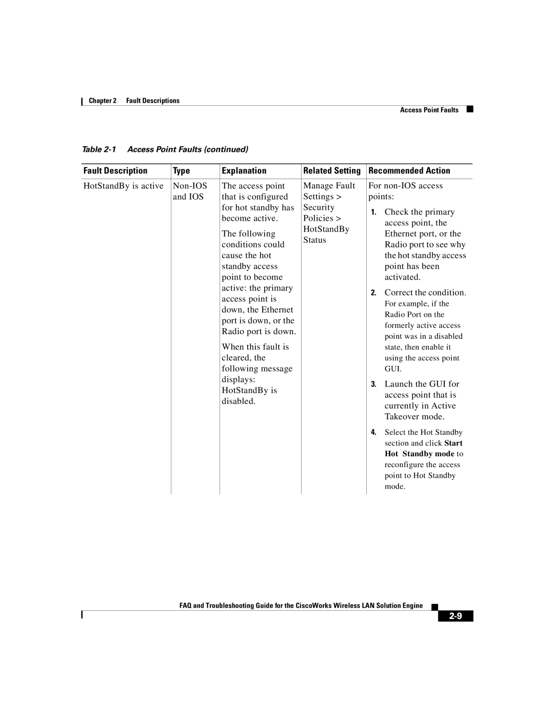 Cisco Systems 2.5 manual Down, the Ethernet 