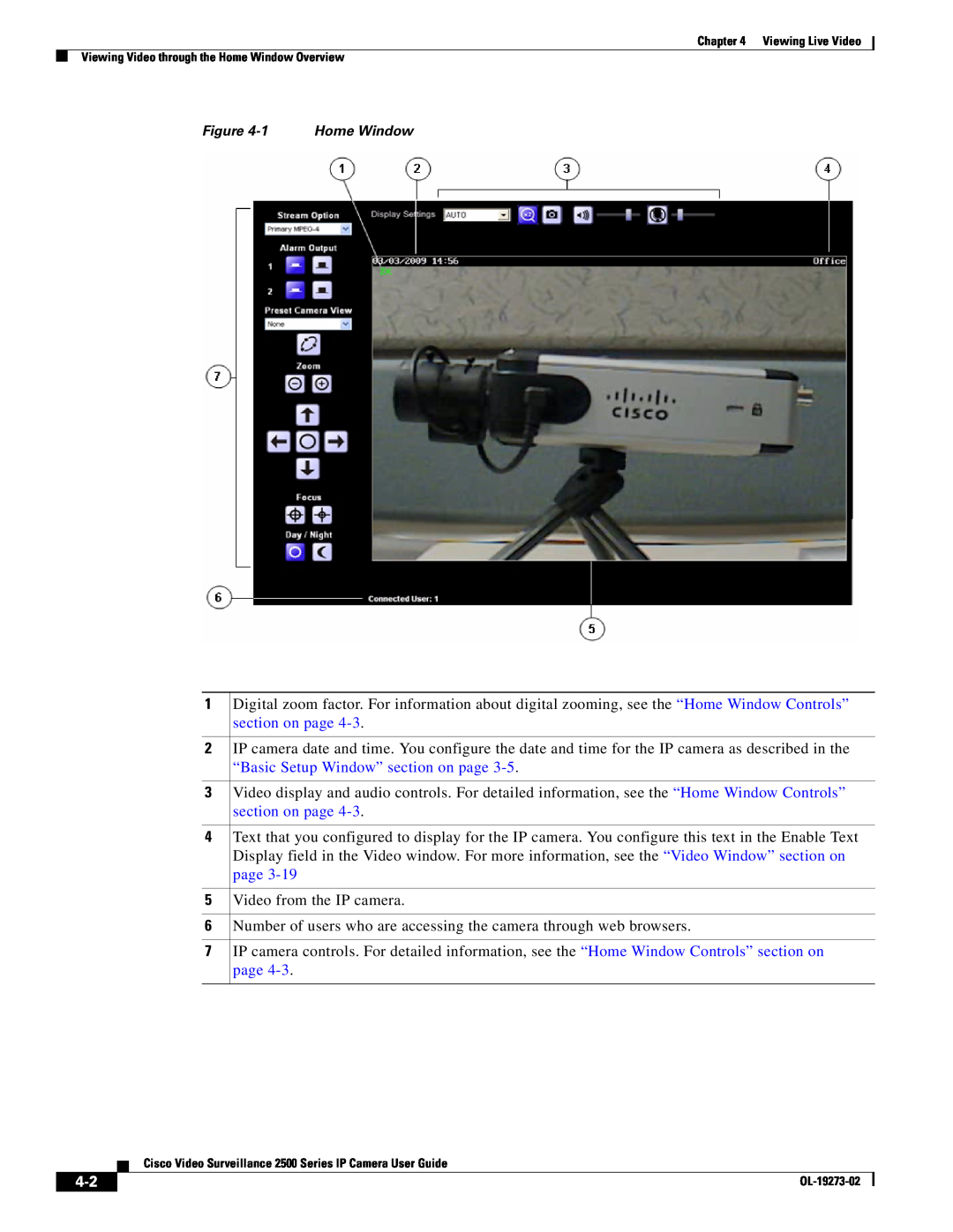Cisco Systems 2500 Series, CIVS-IPC-2500 manual Video from the IP camera 
