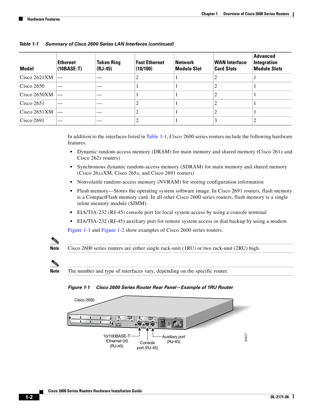 Cisco Systems 2600 manual Advanced, Cisco 