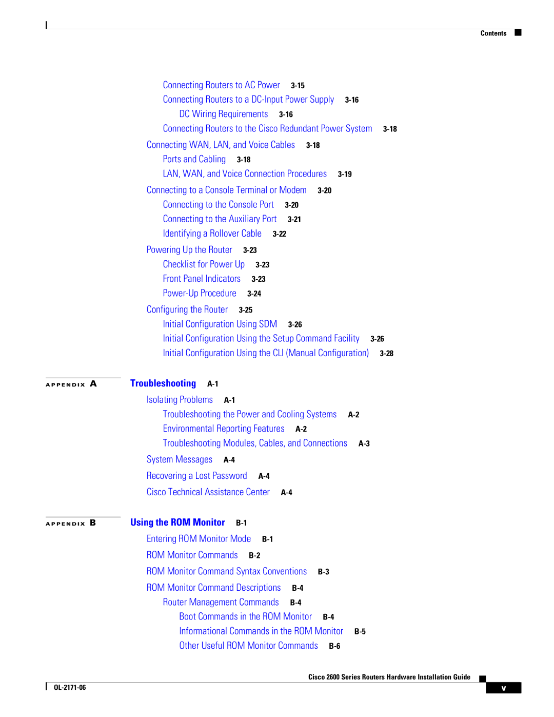 Cisco Systems 2600 manual Initial Configuration Using the Setup Command Facility 