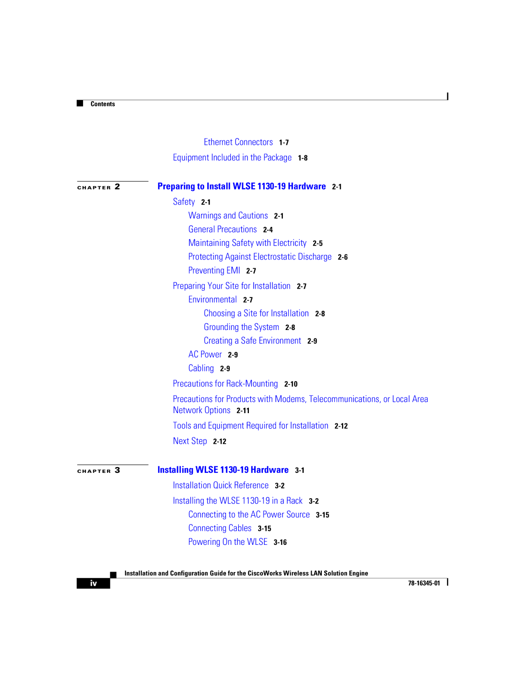 Cisco Systems 2.7 warranty Safety 