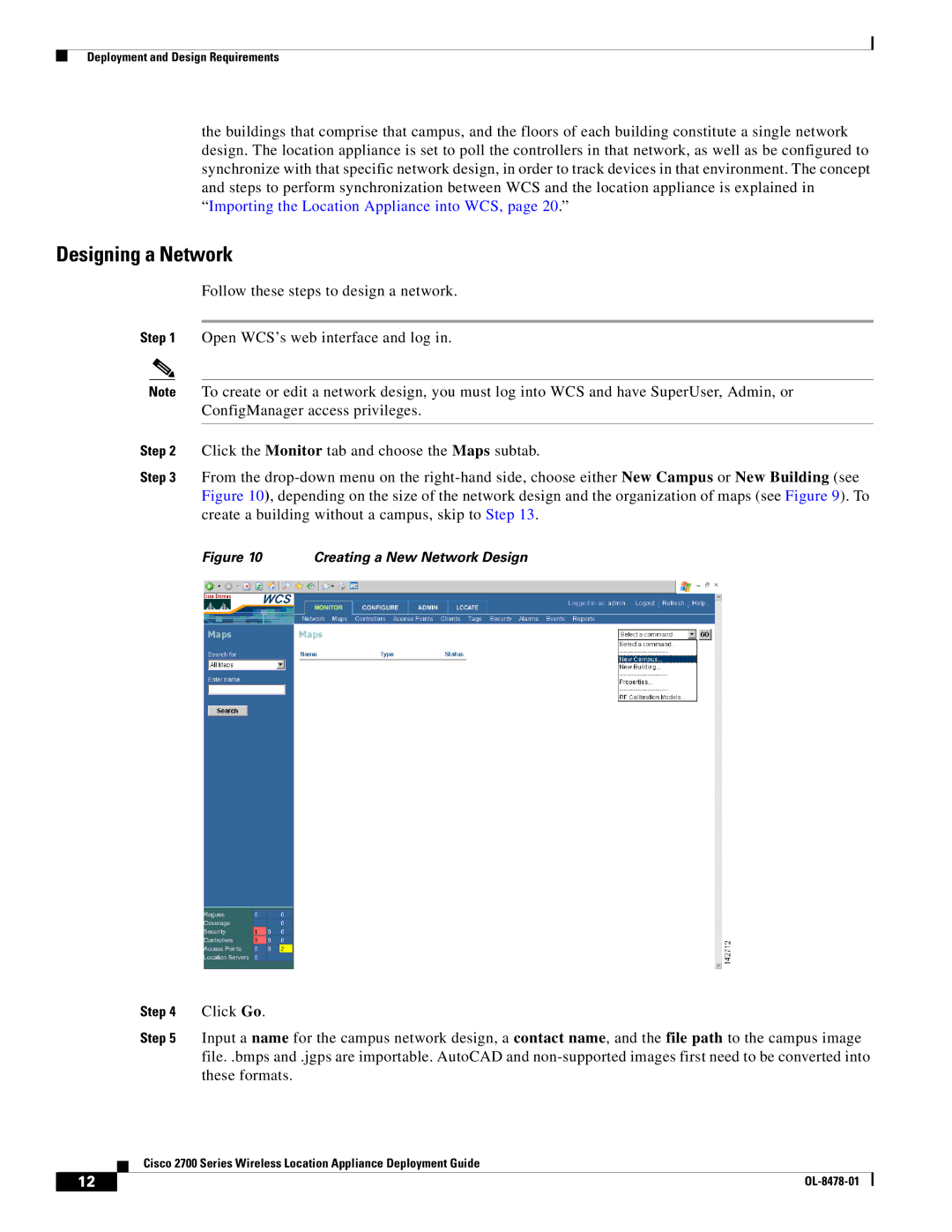 Cisco Systems 2700 manual Designing a Network, Creating a New Network Design 