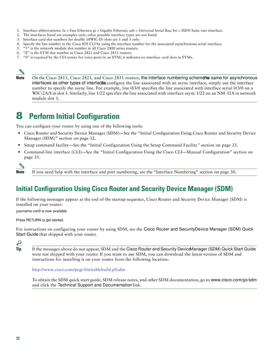 Cisco Systems 2800 manual Perform Initial Configuration 