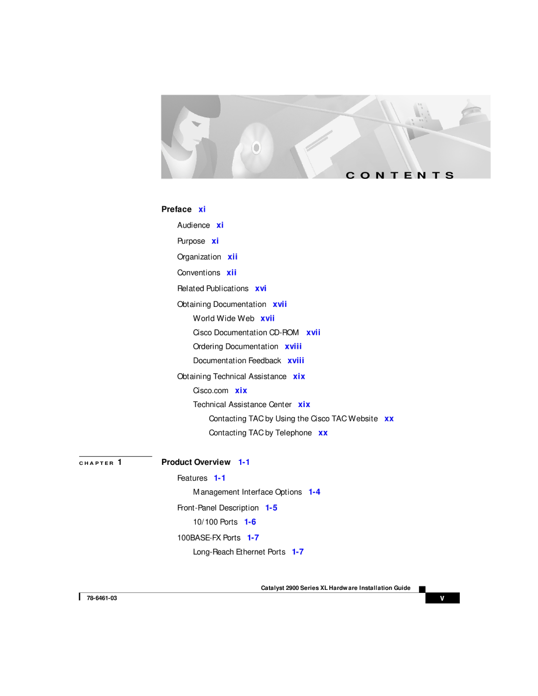 Cisco Systems 2900 Series XL manual Preface 