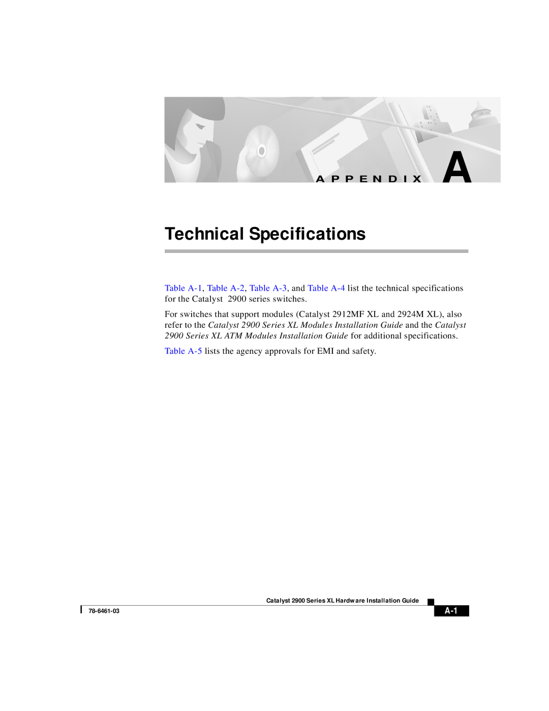 Cisco Systems 2900 Series XL manual Technical Specifications 